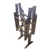 Wood Folding Washtub Stand