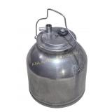 Stainless Steel Milk Cream Pail With Lid & Handle