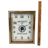 Notre Dame College Quartz Clock Older