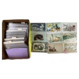 Postcards with Easter, Spring Themes, Bunnies, Chi