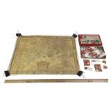 1933 Fort Wayne Map, Christmas Ephemera