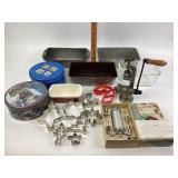 Ateco Piping Set, Keystone Meat Grinder, Cookie Cu