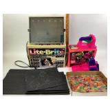 1986 Lite-Brite "Works" w/ New Sheets & Pegs & EZ