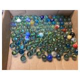 Glass Catï¿½s Eye Marbles, Slight Fluorescence