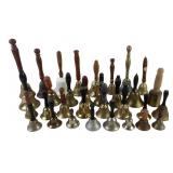 Brass, Steel, Wood-Handled Handbells