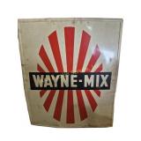 Metal Wayne-Mix Sign Torn (40 in. X 47.5 in. H)