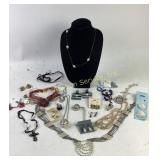 Costume Jewelry Necklaces, Earrings, Brooches