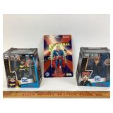 DC Metals Die cast Catwoman, BatGirl, Bend-Ems