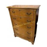 wood chest of drawers 38x18x54