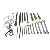 Hand Tools, Files, Wrenches, Hex Keys