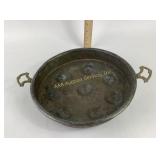 Copper Egg Poacher with Brass Handles