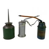Pressol, Metal Oil Cans, Pump Dispenser