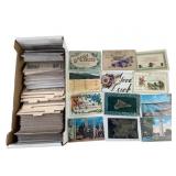 Postcards with Scenic, Floral, Holiday Themes