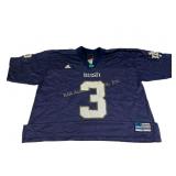 Notre Dame #3 Adidas Jersey