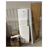 Wood shelving, brackets