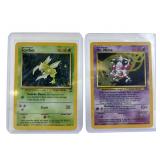 2 Pokemon Holo Cards