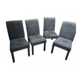 4 fabric dining chairs