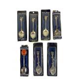 Silver Plated Ohio Souvenir Spoons