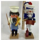 Wooden Nutcracker Figurines, Sailor, Baker