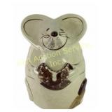 Mouse-Shaped Ceramic Cookie Jar