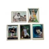 Topps Chrome 2001 Baseball Cards: Derek Jeter, Lou