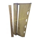 Wood Full Size Headboard & Footboard & 3 Wood