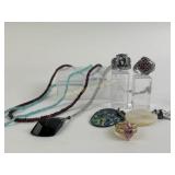 .925 Sterling Silver Marked rings 26.09g TW, s 7