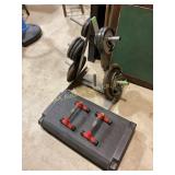 Weights on stand, Fitness Equipment