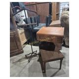 Samsonite Suitcase Wood & Metal Vallet/Butler