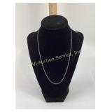 Sterling Silver Chain Necklace, 1.79 grams