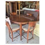 Wood Round High Top Table (42 in. X 36 in. H)