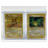 Pokemon Pikachu and Raichu Cards - 2