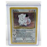 Pokemon Base Set Clefairy Holo Card