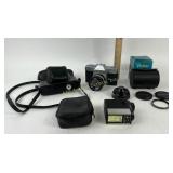 Mamiya Sekor 528TL Camera, Vivitar Lenses