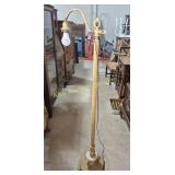 Cast Iron Bridge Arm Floor Lamp