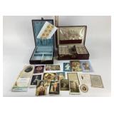 Wooden Jewelry Boxes With Religious Cards