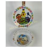 Sesame Street Plate, 1984 Avon Nursery Rhyme Bowl