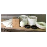 Le Tauci Vase, Tires, Cushions, Lampshades