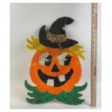Halloween Melted Plastic Popcorn Pumpkin