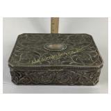 Godinger Silverplated Jewelry Box With Velvet Inte