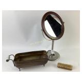 Mirror, Copper Basin, Brush