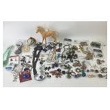 Costume Jewelry With Beads, Necklaces, Earrings