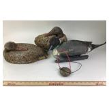 Duck Hunting Decoys, Cork and Plastic