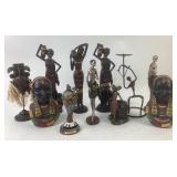 African-Inspired Sculptures and Decorative Busts