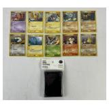 Pokemon Trading Cards With Dex Mini Sleeves