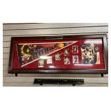 Chicago Bulls Framed Memorabilia Display