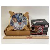 Mickey Mantle Decorative Plate & MLB Coffee Mug