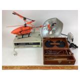 Marconi Magnetic Detector, GE Spacemaker Radio, He