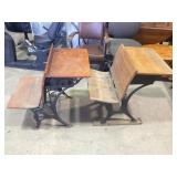 2 folding cast iron child