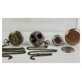 Strata Rose pocket watches, Rex watch, Warranted